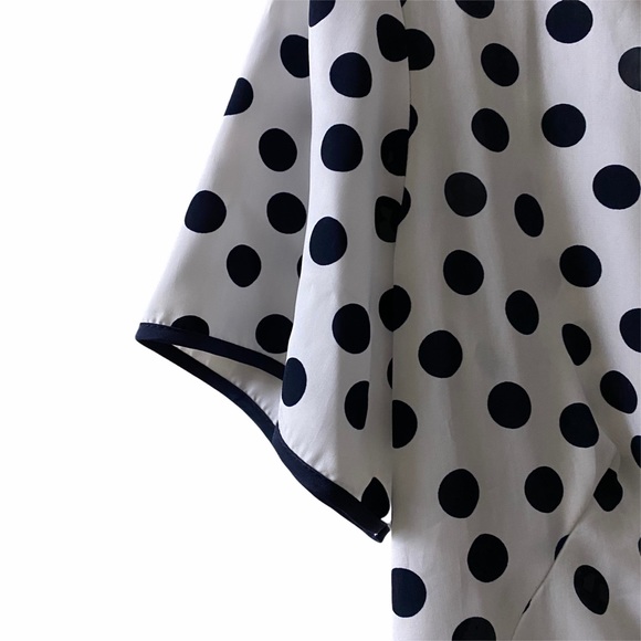 Lauren Lee Blouse Short Sleeves Polka Dot - Picture 3 of 5